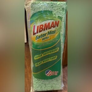 Libman Gator Sponge Mop Head Refill Super Absorbent‎  Tear Resistant NEW